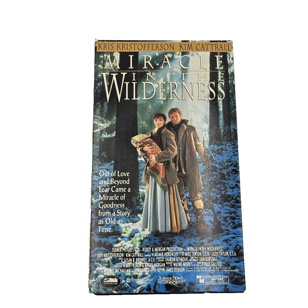 Miracle in the Wilderness VHS Drama Western Survival Vintage Movie Tape